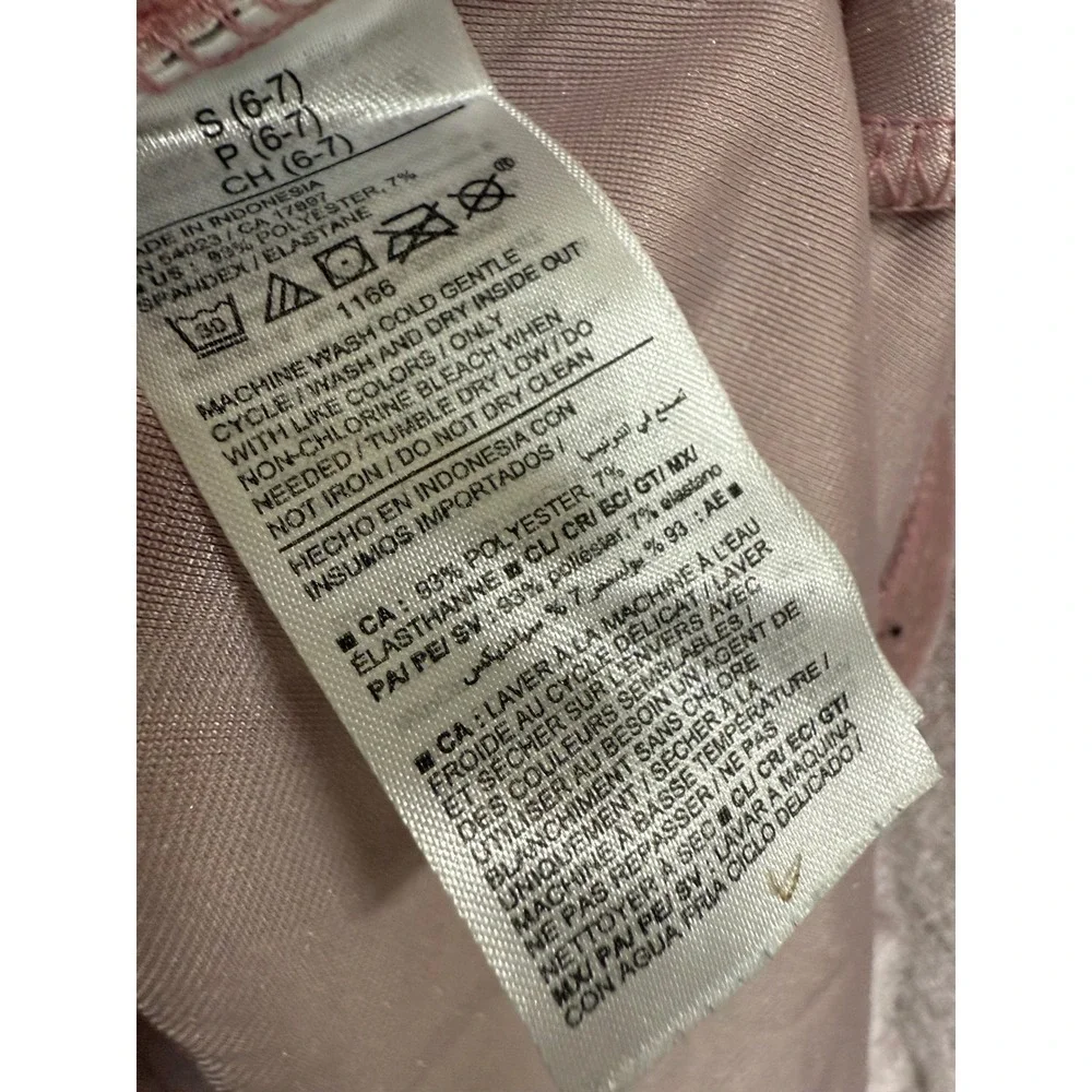 Old Navy Girls Velour Pink Long Sleeve Dress Size Small (6-7)